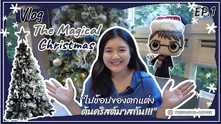 The Magical Christmas Vlog EP. 1 - ได้ต้นคริสต์มาสใหม่ทั้งที ไปช้อปของตกแต่งให้เข้าตีมแฮร์รี่กัน