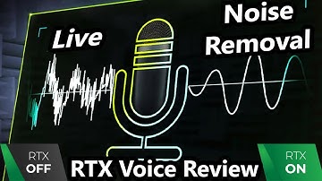 Nvidia RTX Voice Review - Game Changing  Live Audio Noise Suppression / Reduction