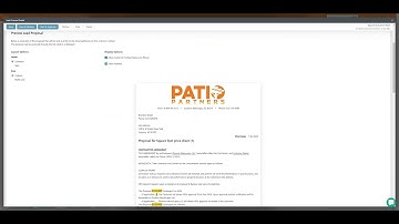 New Buildertrend style proposal workflow