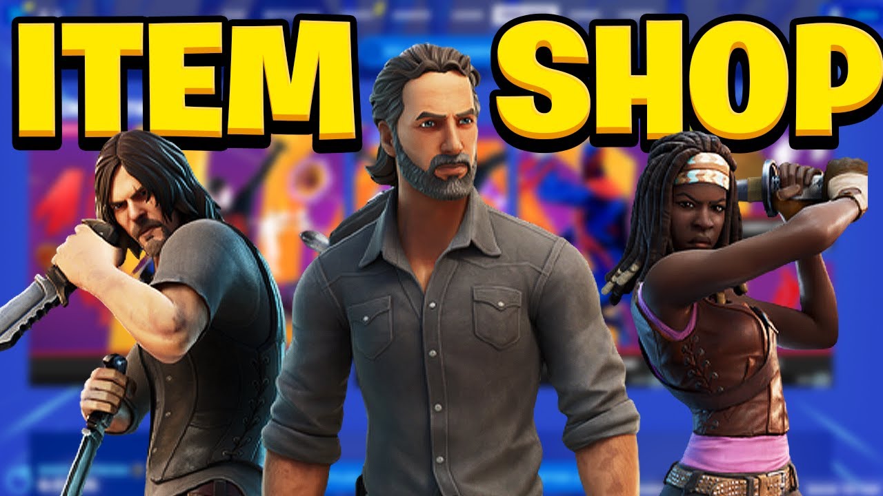 WALKING DEAD SKINS RETURN RELEASE DATE in Fortnite Item Shop! YouTube