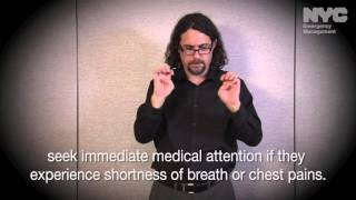 Notify NYC American Sign Language Message: Fire