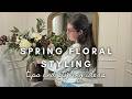 Spring Floral Styling | tips and styling ideas