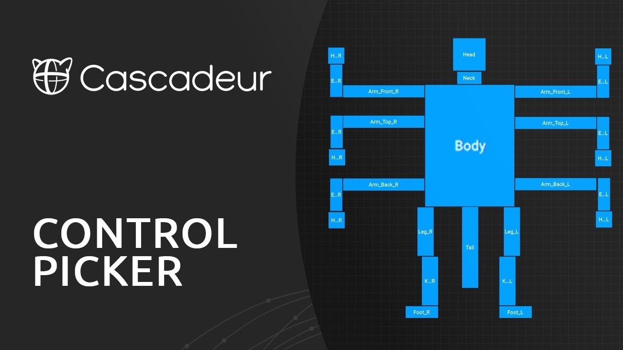 How to Use Control Picker in Cascadeur - YouTube
