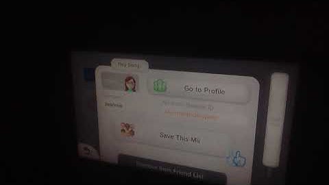 Wii U Friend list Let’s look