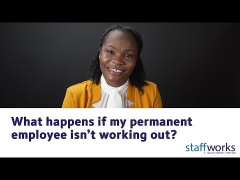 What happens if my permanent employee isn't working out?