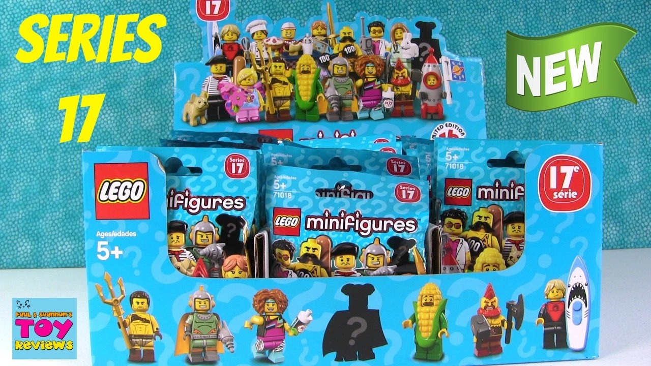 Godkendelse forsendelse slå Lego Series 17 Minifigures Minifig Blind Bag Opening Full Set Unboxing |  PSToyReviews - YouTube