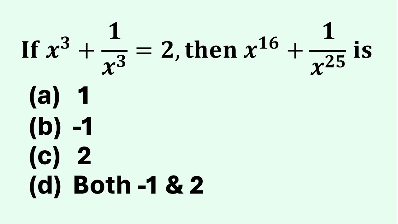 The Challenging Algebra Puzzle | Olympiad Prep! - YouTube