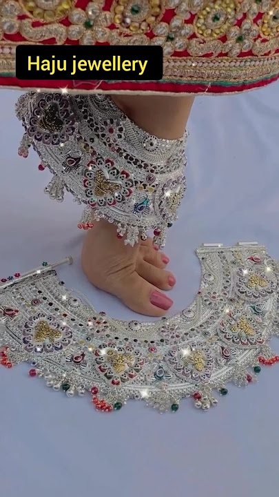 Dulhan Payal design || new fancy Payal design for Dulhan || chandi ki new ring #haju_jwellery#shorts