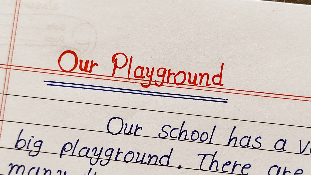 Essay: Welcome To Our Playground