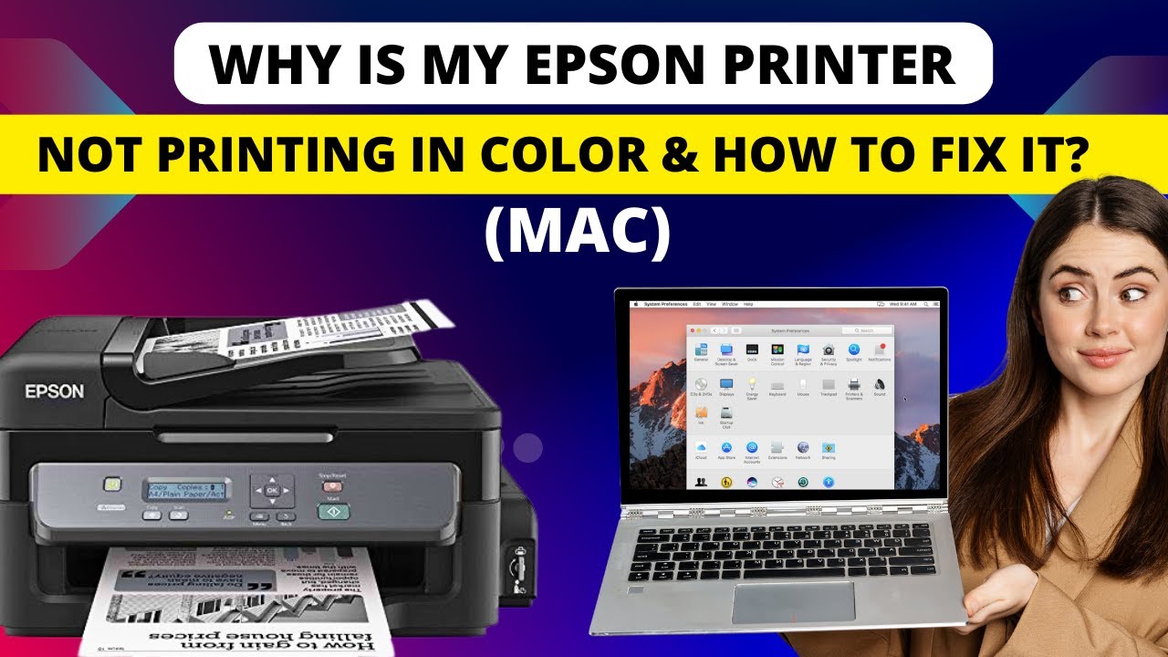 Why is my printer not printing in color