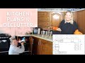 EMPTYING THE WHOLE KITCHEN!! KITCHEN DECLUTTER AND PLANS!!