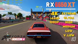 RX 6650 XT - Forza Horizon 4 | 1080p, 2K, 4K + All Settings