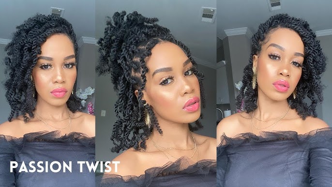 How to EASY Passion Twists : No Rubber Band 