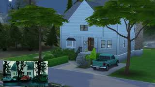 Swan House | Twilight No CC Sims 4 Speed Build