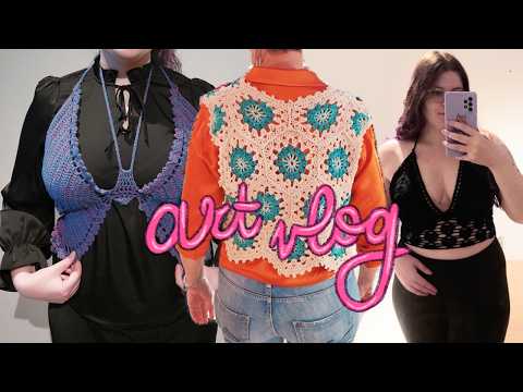 What can I Crochet in 1 WEEK? ✸ Summer Tops! ✸ Crafting, Drawing & More