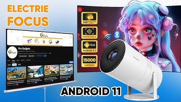 Mini Projector Android 11 Electrie Focus with Wifi and Bluetooth | Pro Gadgets| #usa #projector #uk