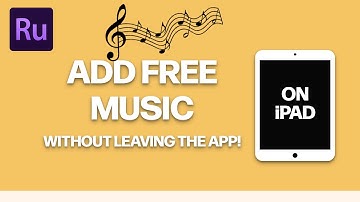 Add Music in Adobe Premiere Rush app on iPad | Beginner Tutorial