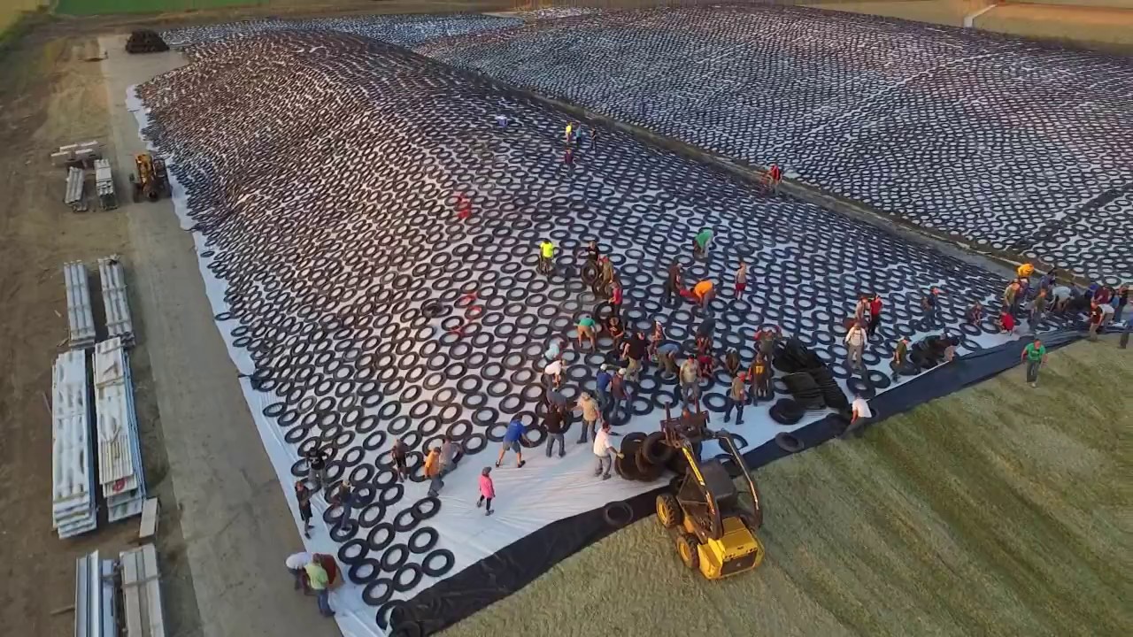 Huge South Dakota Silage Piles Covered For A Mission Drone YouTube
