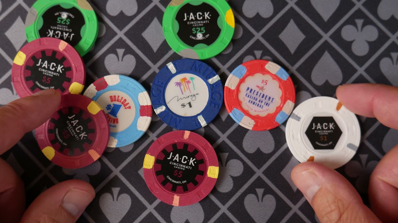 10 Paulson Classics Top Hat & Cane $25 Casino Poker Chips NEW  **VERY RARE** 
