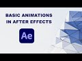 Basic Animations in After Effects - Bangla
