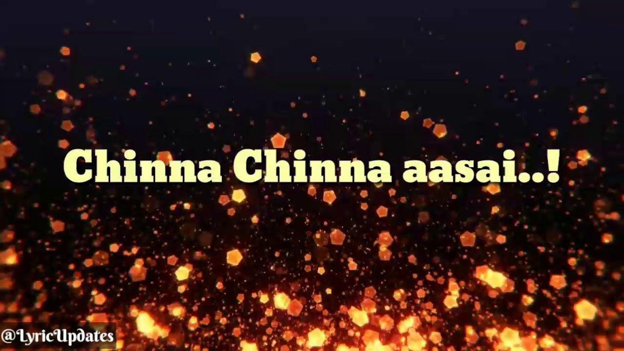 Chinna Chinna Aasai Lyric Video  A R Rahman  Roja 