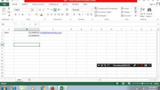 How to create a CSV file for Bulk SMS Caster Free screenshot 4