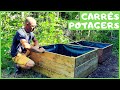 CARRÉS POTAGERS - Installation / Coût / Remplissage / Terre végétale