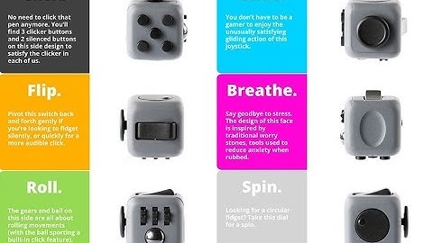Fidget Cube - the best fidget toy Official Video