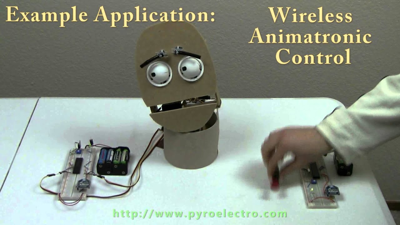 Xbee wireless servo motor control youtube