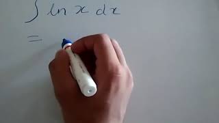 Integration of log x