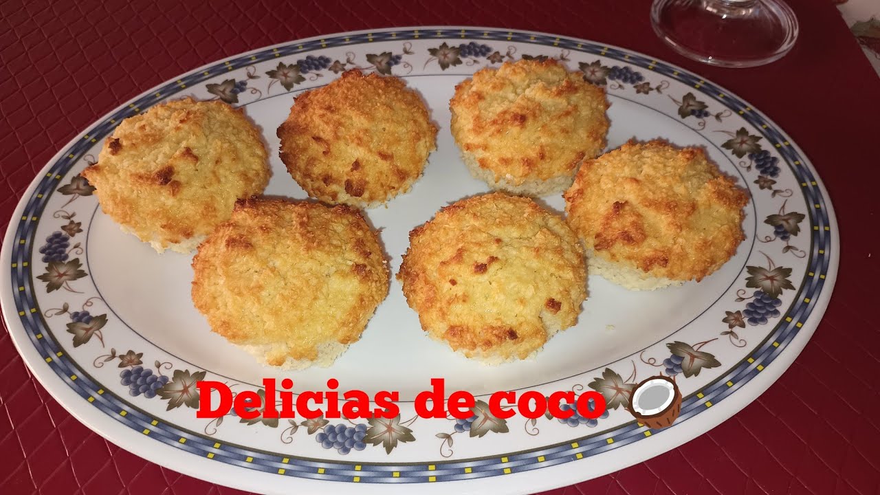 Receta de Delicias de coco 🥥