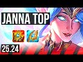 JANNA vs WARWICK (TOP) | EUW Grandmaster | 25.24