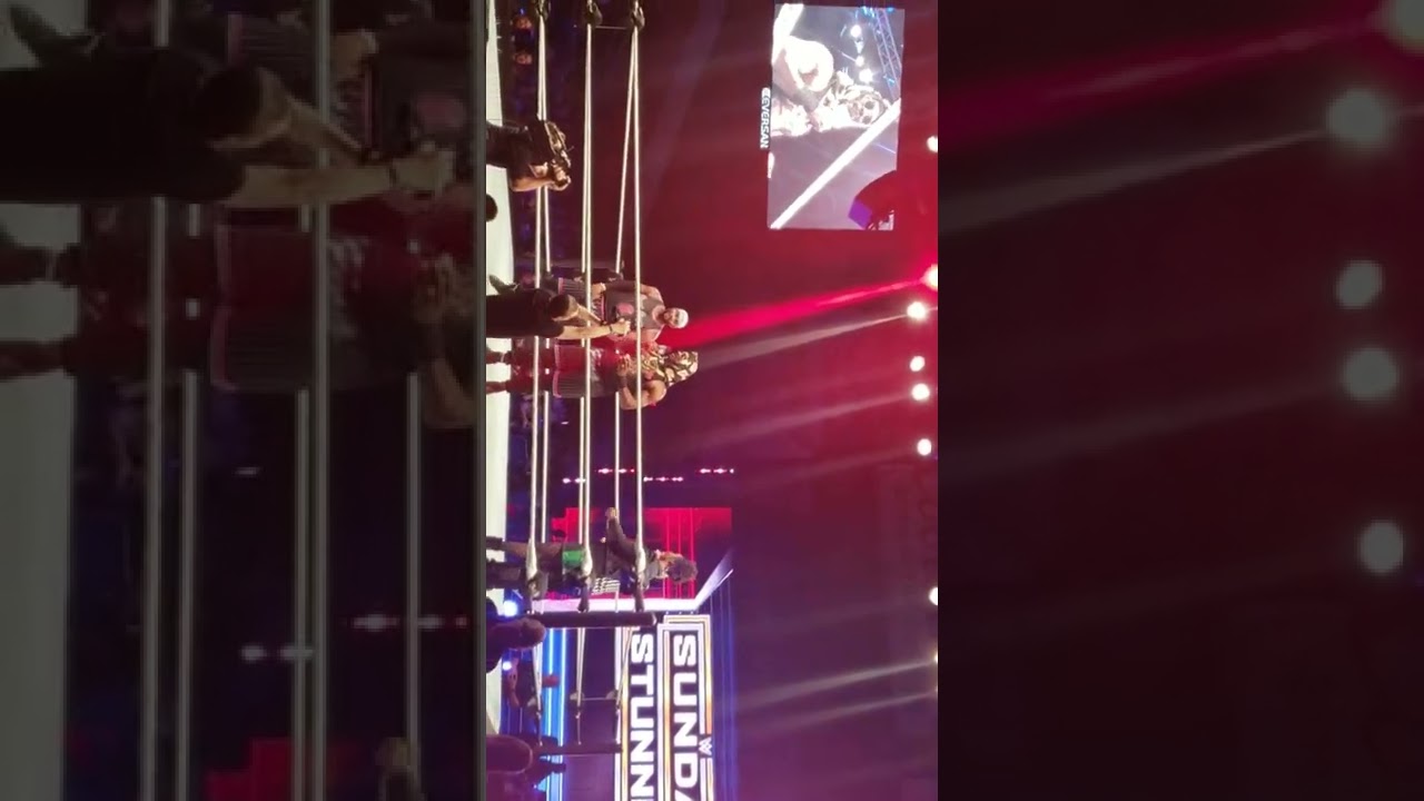 Singing happy birthday to Angelo Dawkins wwe sunday stunner utica ny