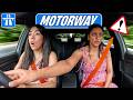 Angelina's 1st Lesson On the Motorway | Where To Drive