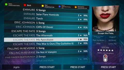 My Apocalypse -Escape The Fate (Clone Hero Noob)