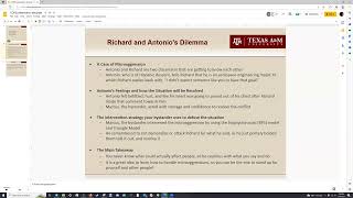 Richard and Antonio's Dilemma - Microaggression PSYC 107-700