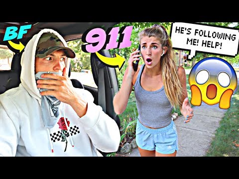 I Followed My GIRLFRIEND DISGUISED As A ROBBER! *SHE CALLED THE COPS*