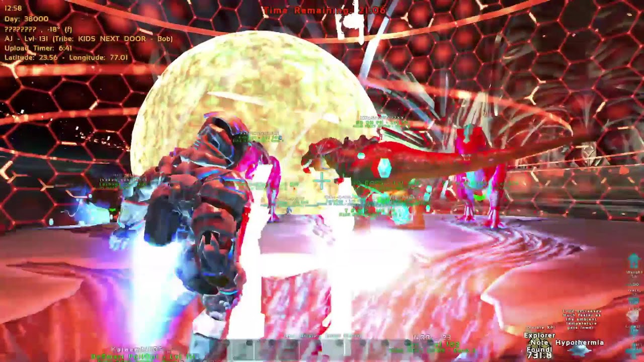 Tek Cave with Rexes!!!!!!