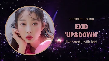exid ‘up&down’ concert sound (live vocal) with fans