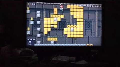 Super Mario Maker: Custom Bowsers Castle Level
