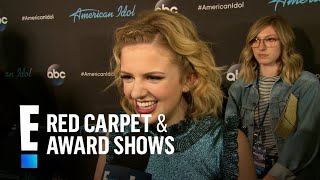 maddie poppe wins first american idol on abc e live from the red carpet