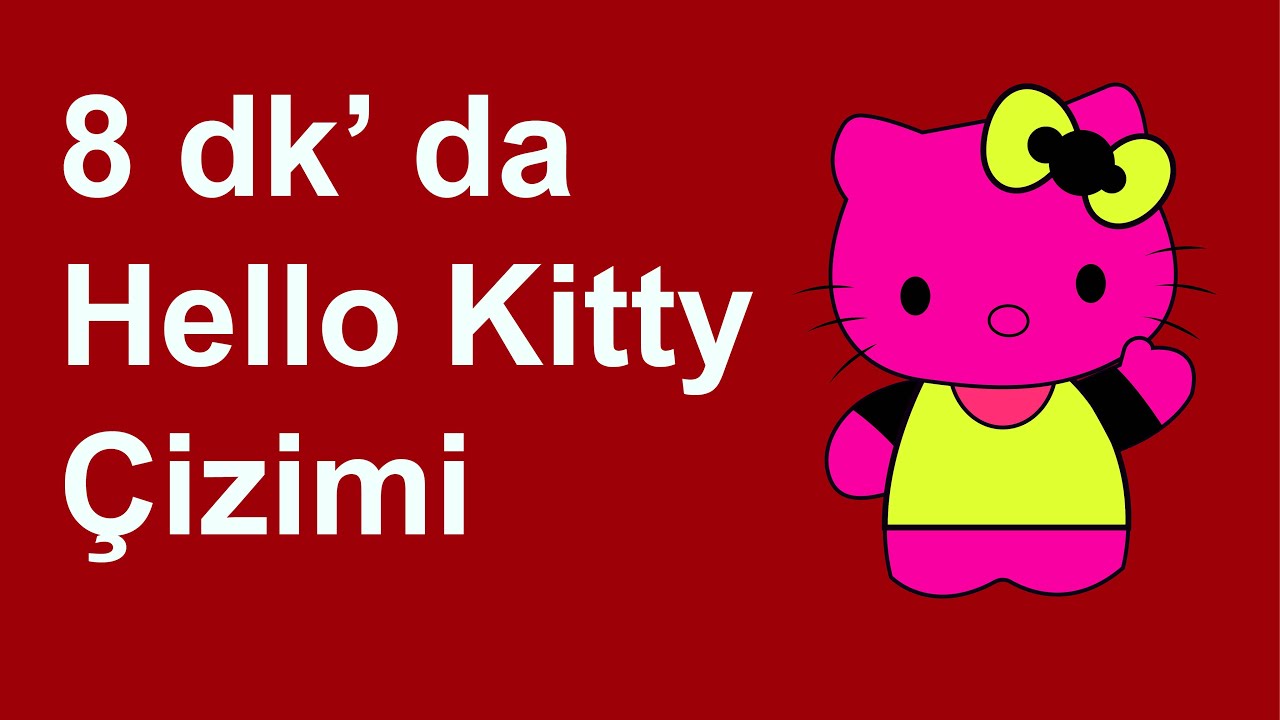 HELLO KİTTY Nasıl Çizilir? Hello Kitty Boyama How To Draw Hello