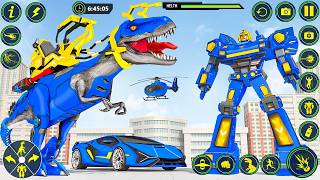 Dino Transform Robot Car Game Part 2 - Android Gameplay