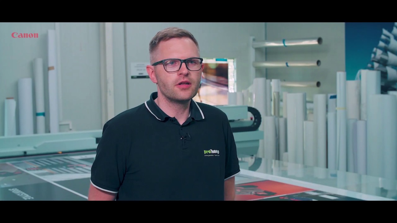 Printing three campaigns at once with Océ Colorado