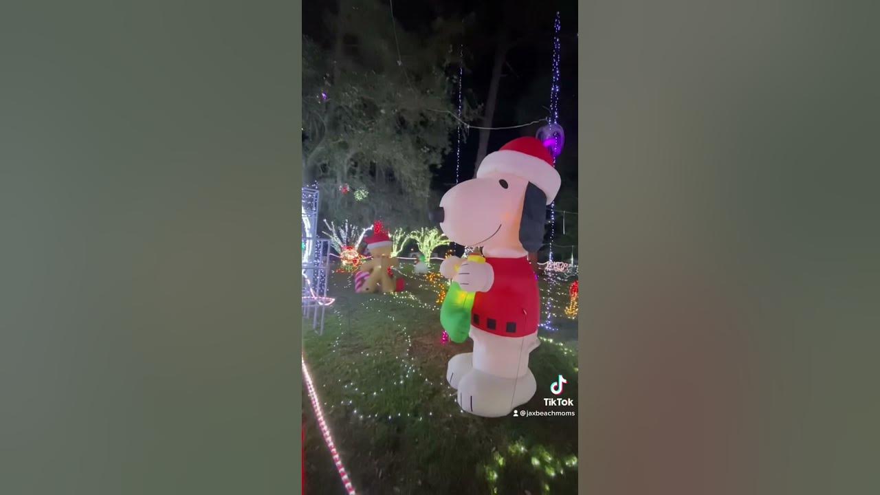 Beauclerc Christmas Lights in Jacksonville christmaslights visitjax YouTube