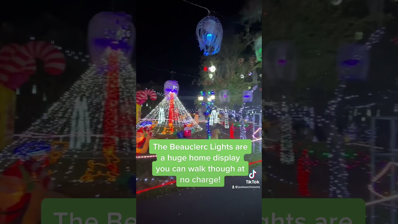 Beauclerc Christmas Lights in Jacksonville christmaslights visitjax