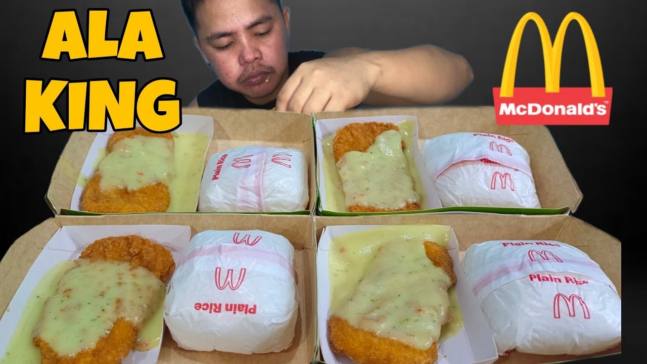 CRISPY CHICKEN FILLET ALA KING MUKBANG | Mcdonalds Mukbang | Mukbang Philippines | Mukbang Asmr