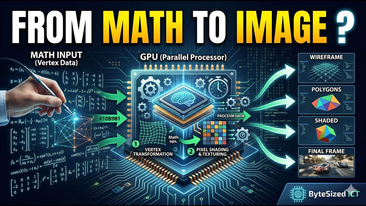 How GPUs Create Graphics (The Math Behind Every Frame) - YouTube