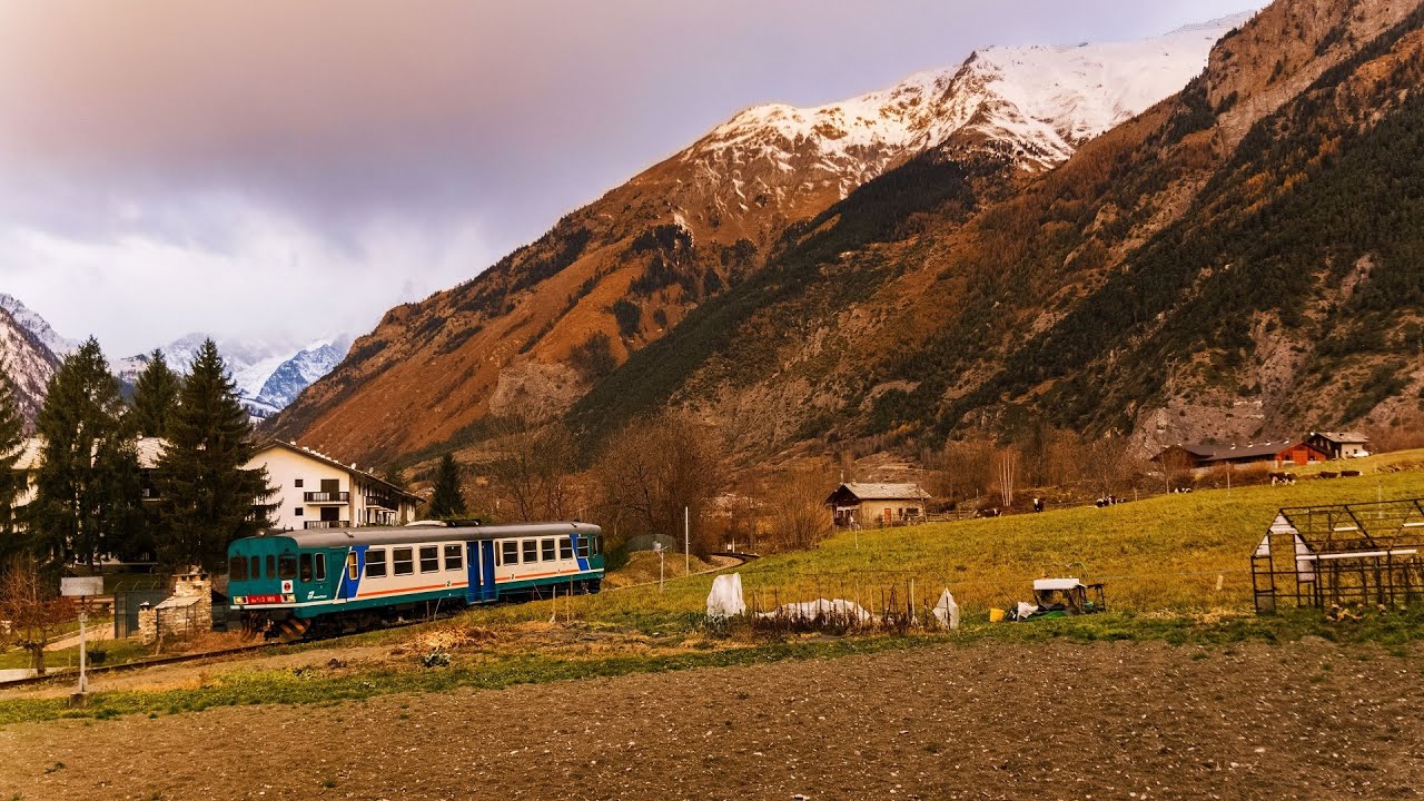Ferrovia Aosta - Pré-Saint-Didier - Ultime corse ai piedi del Monte Bianco