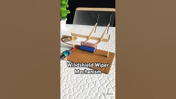 Windshield wiper mechanism * Dcmotor | #tech #automobile #dcmotor #youtubeshorts #motor #diy